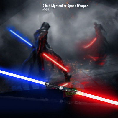 2 in 1 Lightsaber Space Weapon : 656B-1